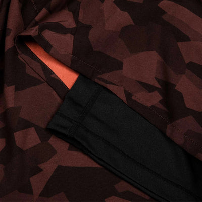 Saysky Splinter 2 In 1 Shorts Herren Burgundy Splinter Camo