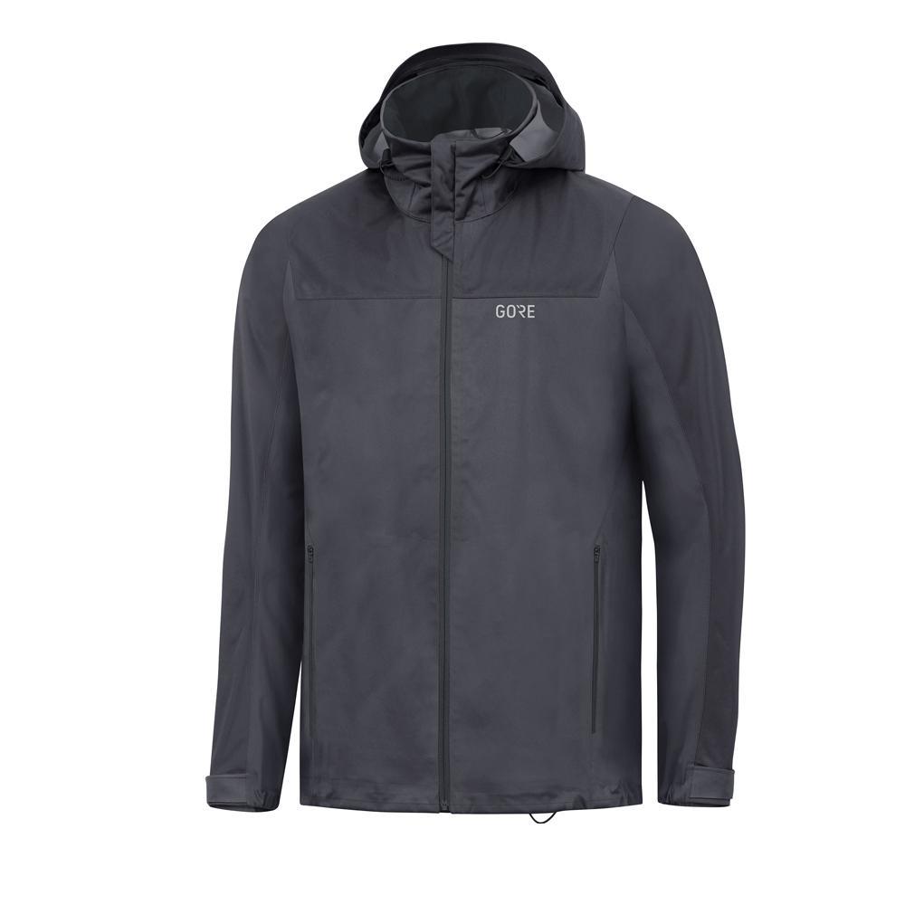 Gore Wear R3 GTX Active Hooded Jacket Terra Grey Black