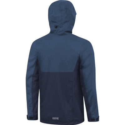 Gore Wear R3 GTX Active Hooded Jacket Orbit Blue Deep Water Blue-Runster
