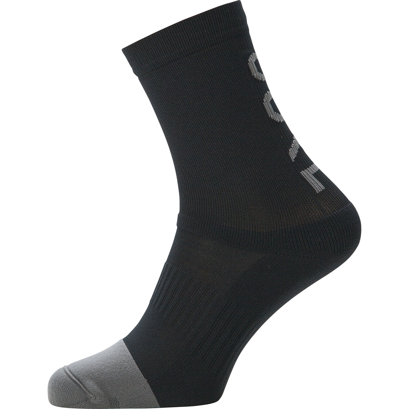 Gore Wear Brand Socks Mid Black Grey Graphite