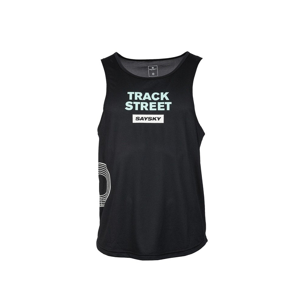 Saysky Track and Street Combat Singlet Black-Runster
