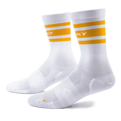 Saysky Combat High Socks Stripe White Mango Mojito-Runster