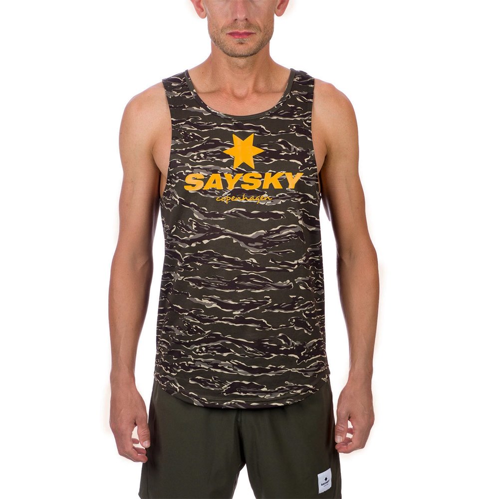 Saysky Tiger Combat Singlet Forest Tiger Camo-Runster