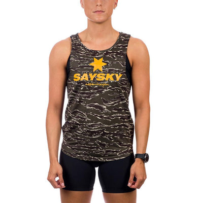 Saysky Tiger Combat Singlet Forest Tiger Camo-Runster