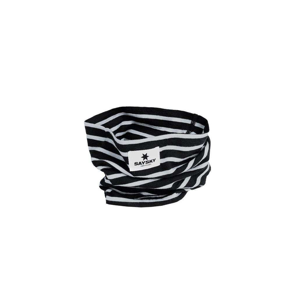 Saysky Merino Base 165 Scarf Black White