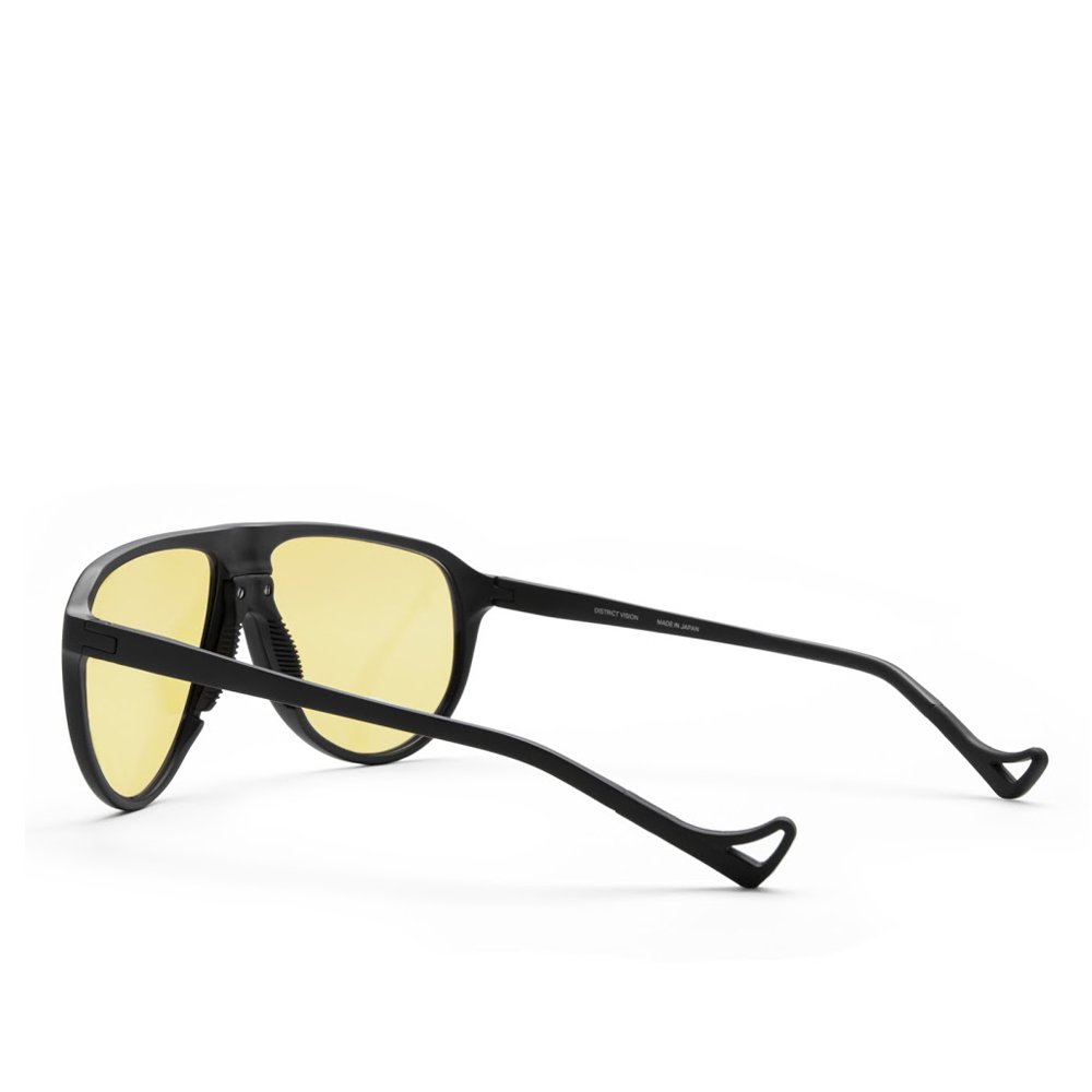 District Vision Yukari Black Sports Yellow-Runster