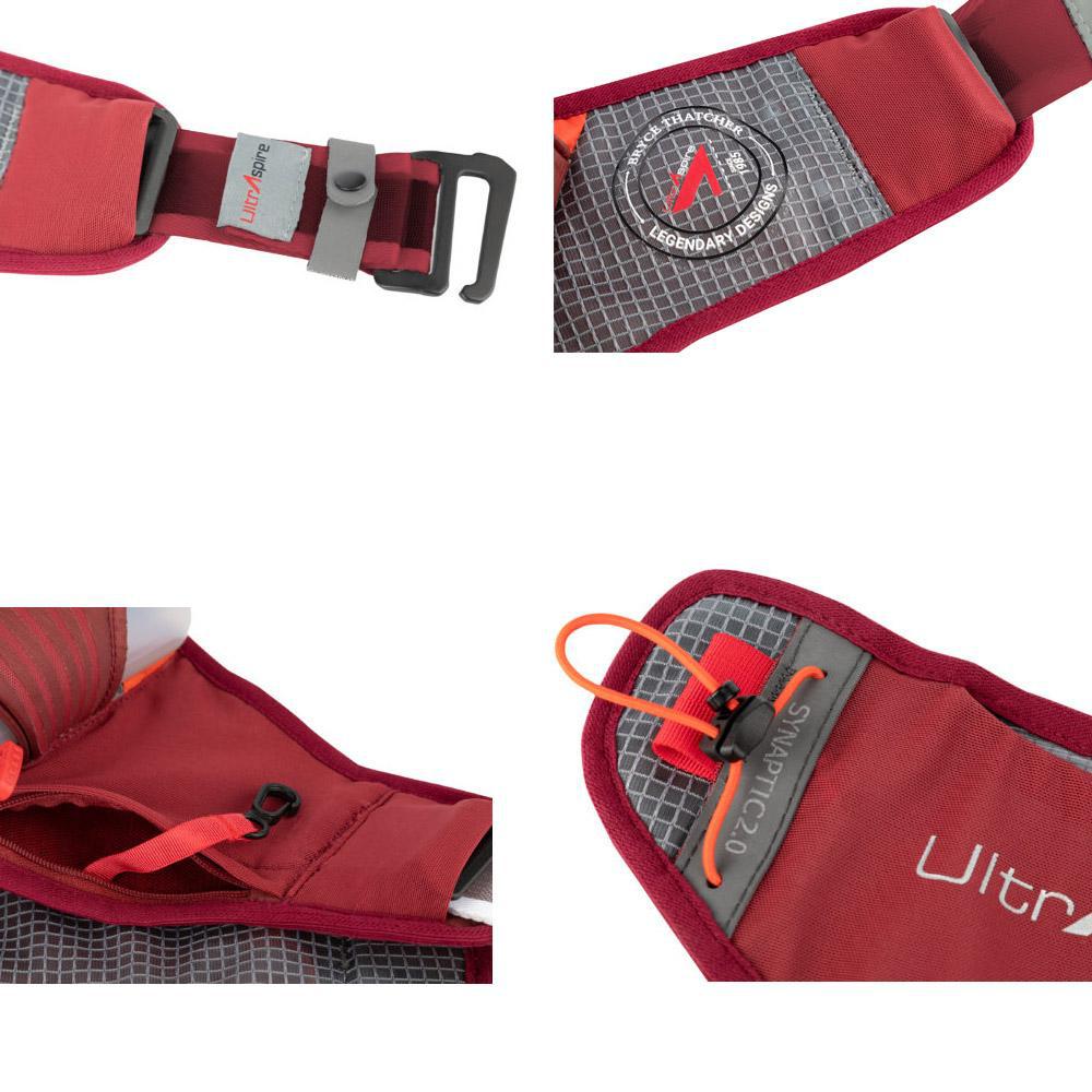 UltrAspire Synaptic 2.0 Hüfttasche Waist Pack Burgundy Cherry Tomato-Runster