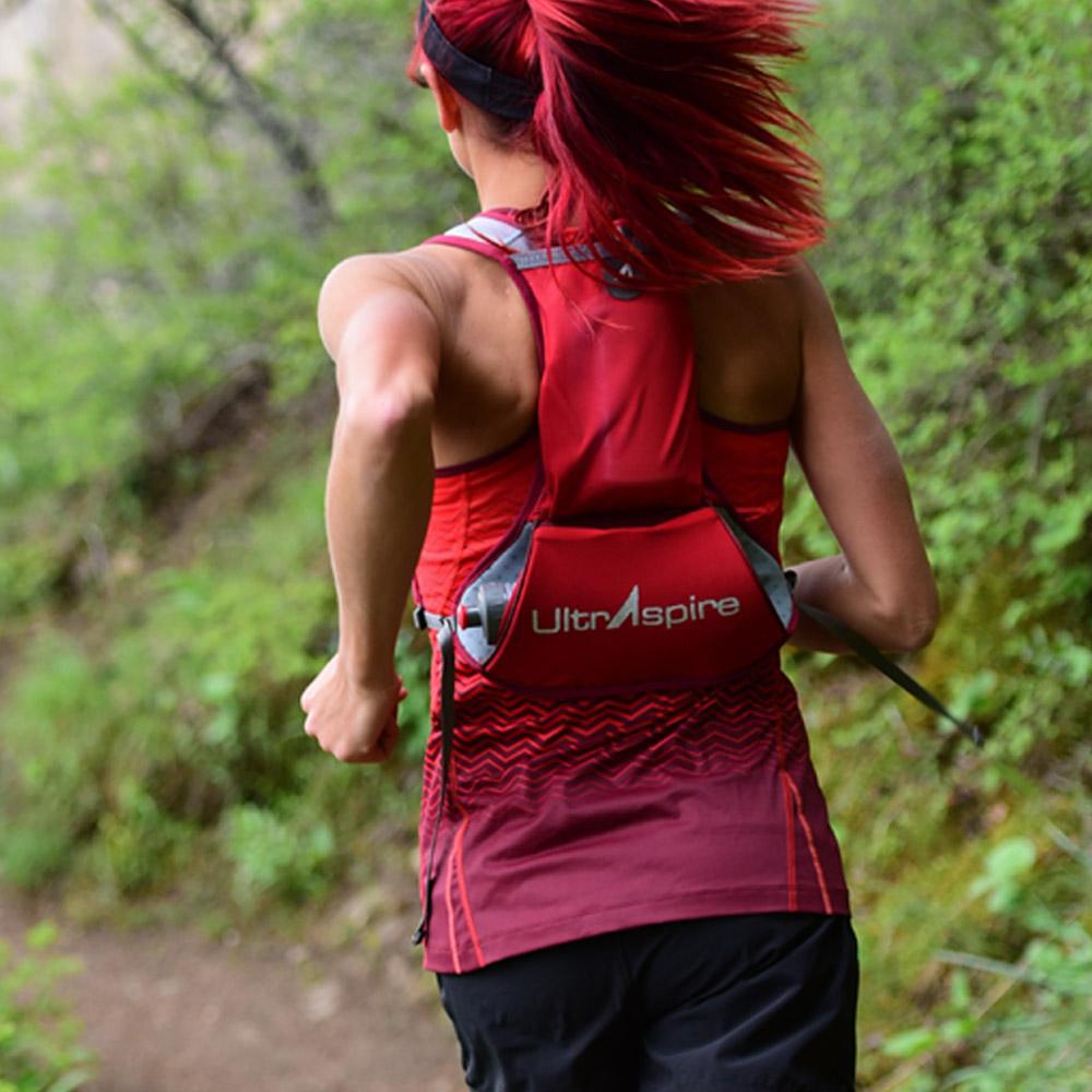 UltrAspire Basham Race Vest Burgundy Cherry Tomato-Runster