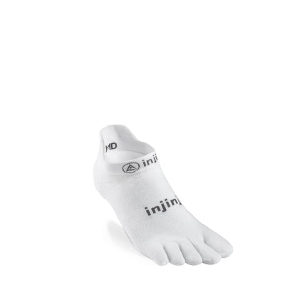 Injinji Run Lightweight Socks No-Show White-Runster