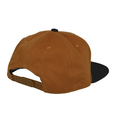 Carhartt WIP Logo Cap Hamilton Brown Black-Runster