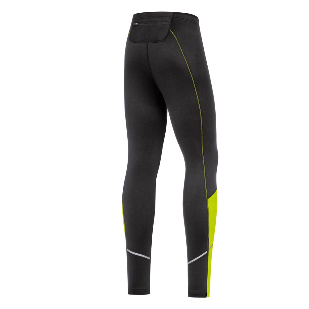 Gore Wear R3 Thermo Tights Herren Black Neon Yellow