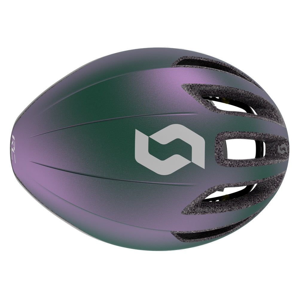 Scott Cadence Plus Helmet Prism Green Purple-Runster