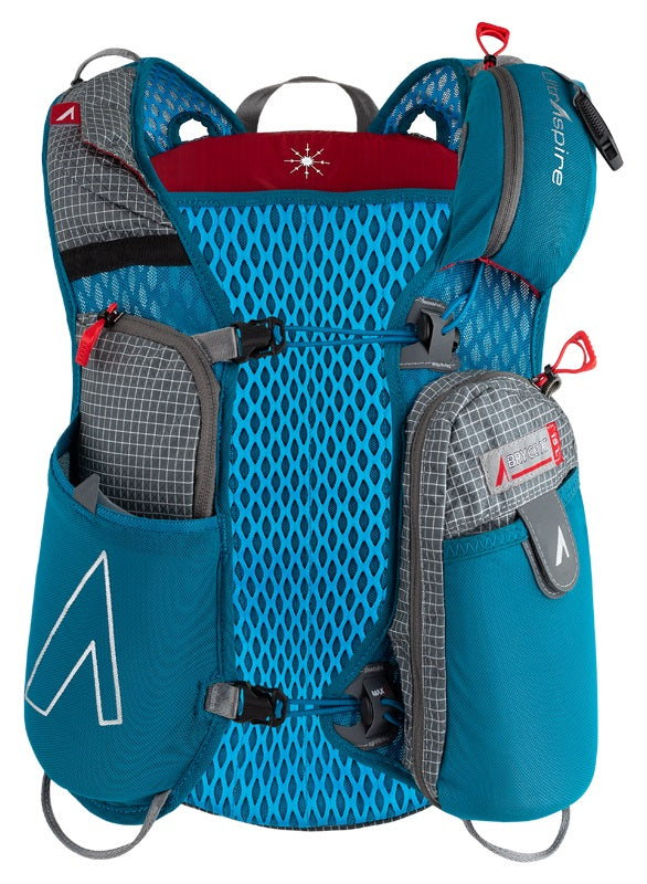 UltrAspire Bryce XT Hydration Pack Rucksack Emerald Blue-Runster