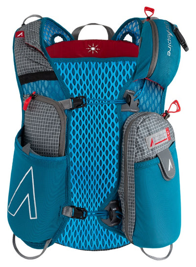 UltrAspire Bryce XT Hydration Pack Rucksack Emerald Blue-Runster