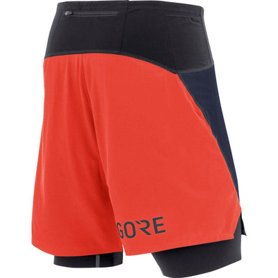 Gore Wear R7 2 in 1 Shorts Orbit Blue Fireball-Runster