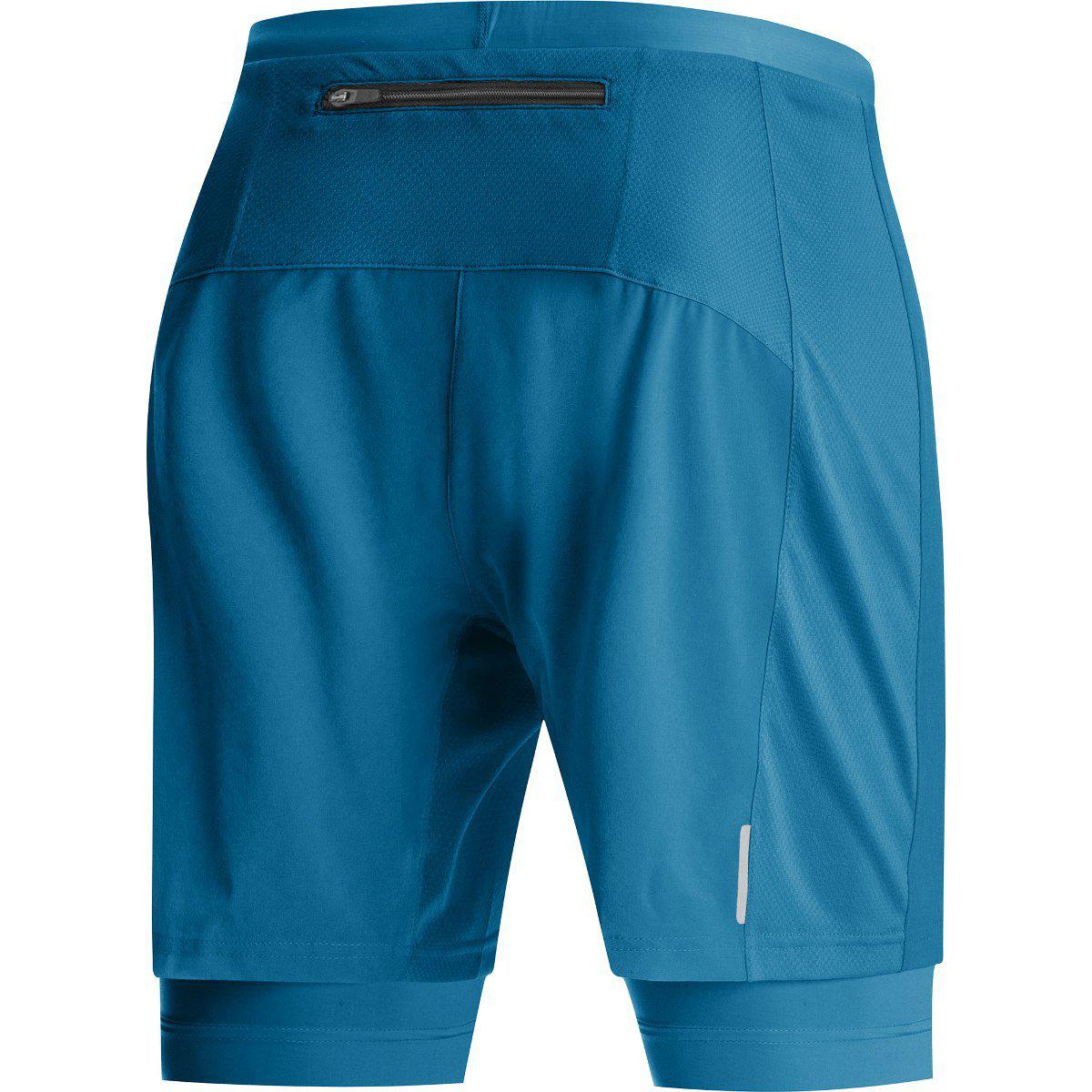Gore Wear R5 2 in 1 Shorts Sphere Blue-Runster