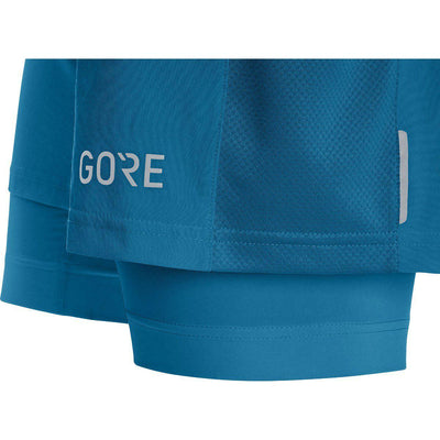 Gore Wear R5 2 in 1 Shorts Sphere Blue-Runster