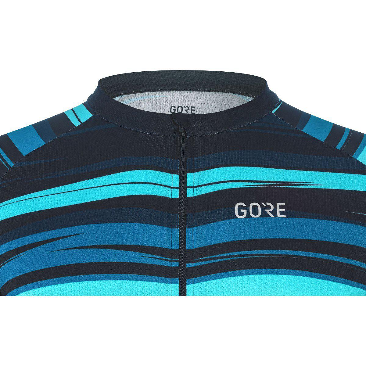 Gore Wear Savanna Trikot Black Scuba Blue-Runster