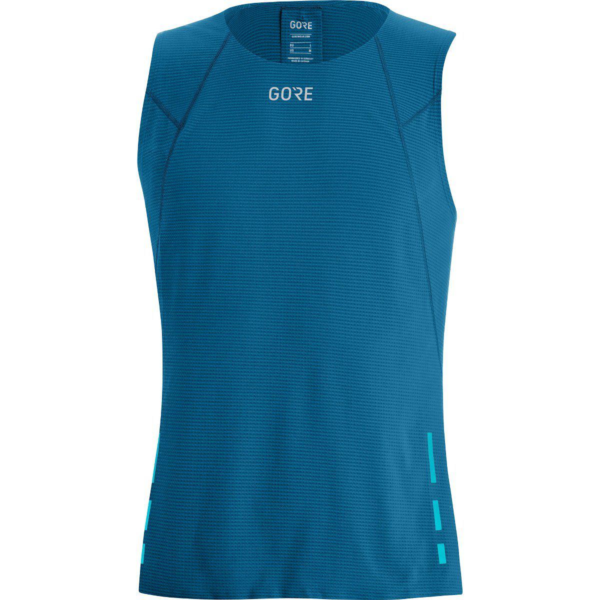 Gore Wear Contest Singlet Sphere Blue-Runster
