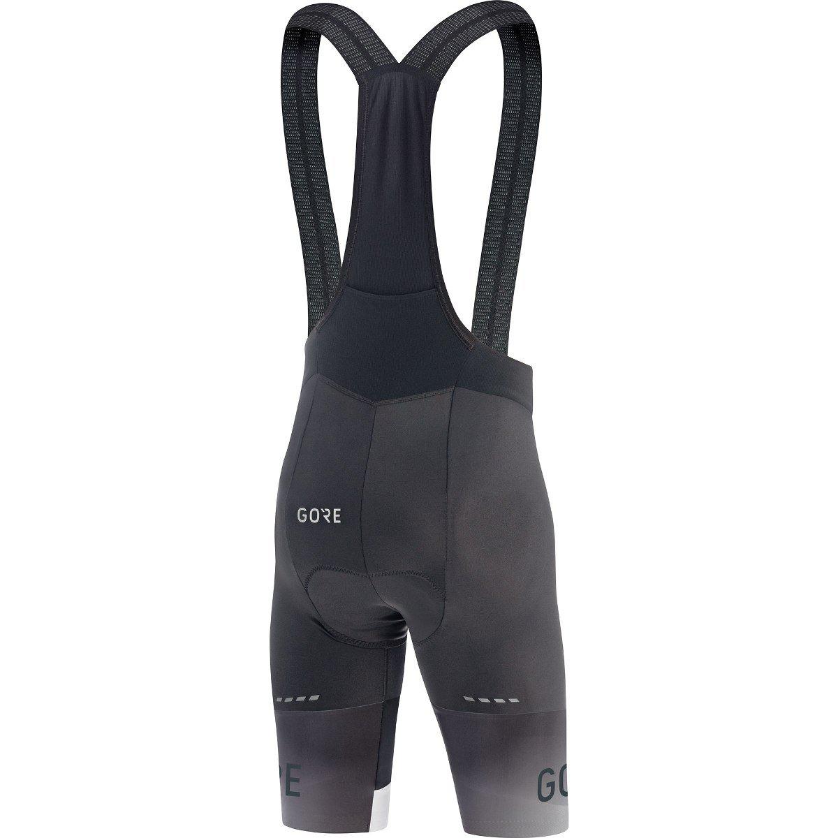 Gore Wear Ardent Fade Bib Shorts Black White-Runster