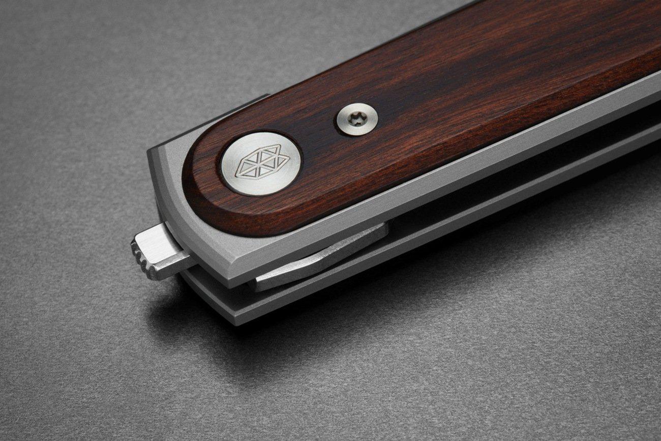 The James Brand The Duval Taschenmesser Rosewood Stainless Wood-Runster