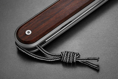 The James Brand The Duval Taschenmesser Rosewood Stainless Wood-Runster