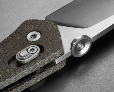The James Brand The Carter Taschenmesser OD Green Stainless Micarta-Runster