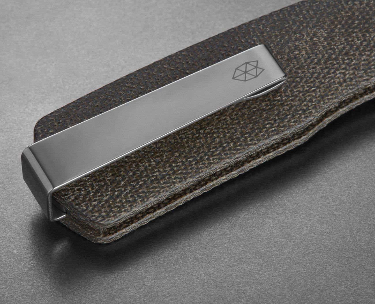 The James Brand The Carter Taschenmesser OD Green Stainless Micarta-Runster