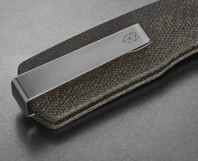 The James Brand The Carter Taschenmesser OD Green Stainless Micarta-Runster
