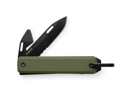 The James Brand The Ellis Taschenmesser OD Green Black G10-Runster