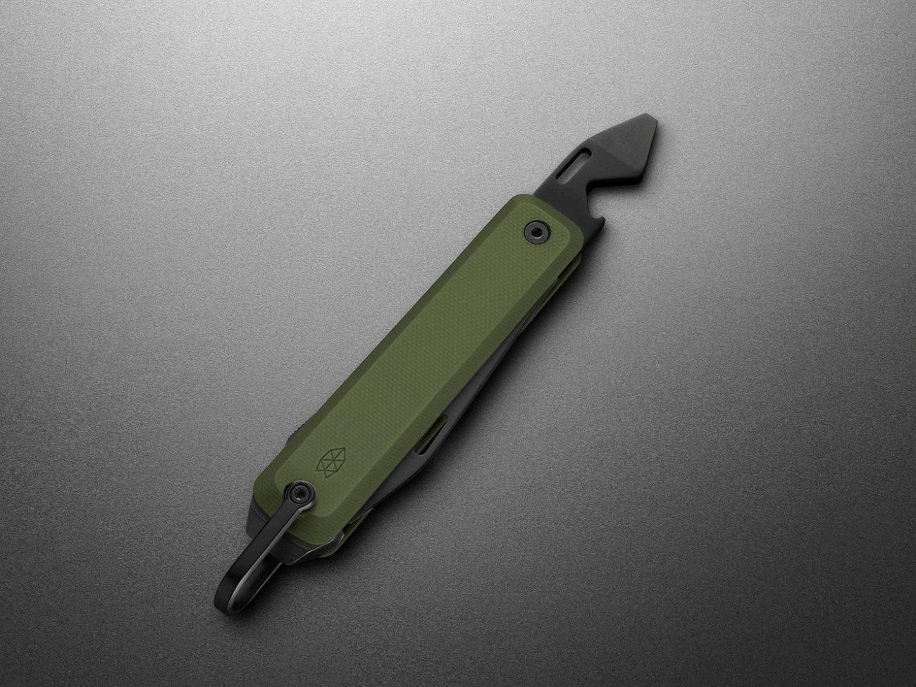 The James Brand The Ellis Taschenmesser OD Green Black G10-Runster