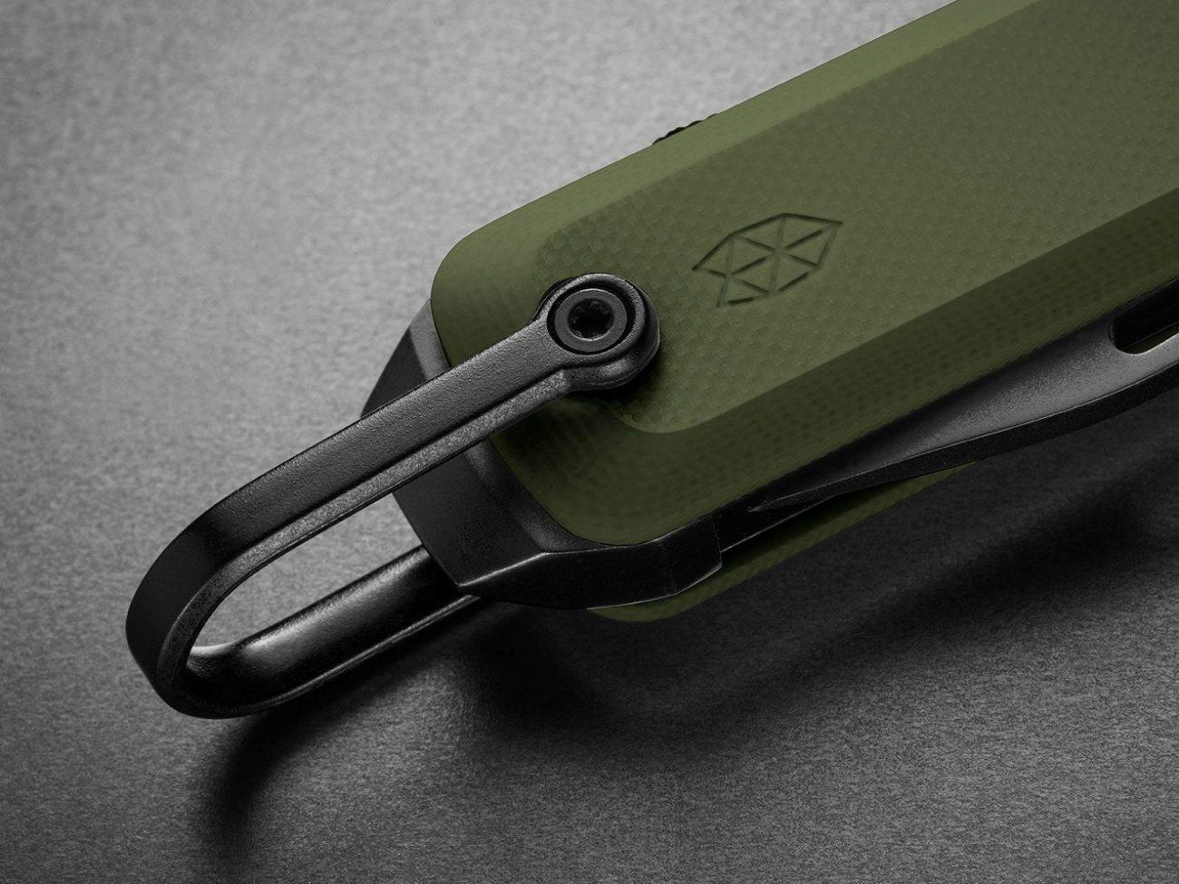 The James Brand The Ellis Taschenmesser OD Green Black G10-Runster
