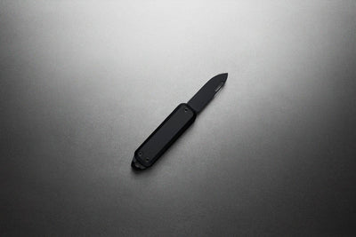 The James Brand The Elko Taschenmesser Black Black Aluminum-Runster