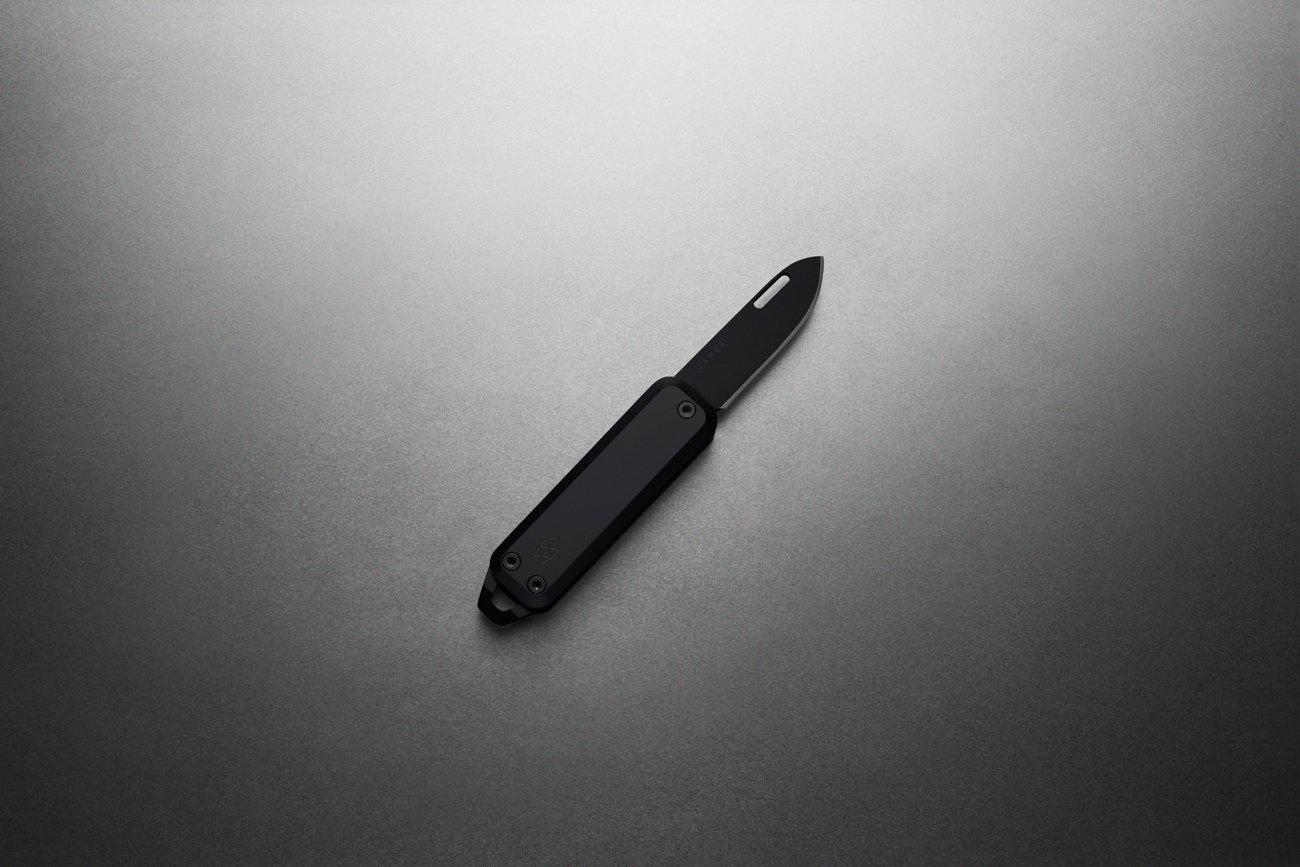 The James Brand The Elko Taschenmesser Black Black Aluminum-Runster