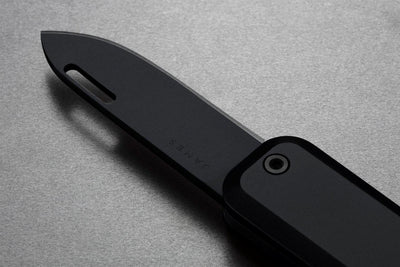 The James Brand The Elko Taschenmesser Black Black Aluminum-Runster