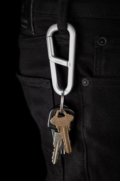 The James Brand The Hardin Karabiner Silver Silver-Runster