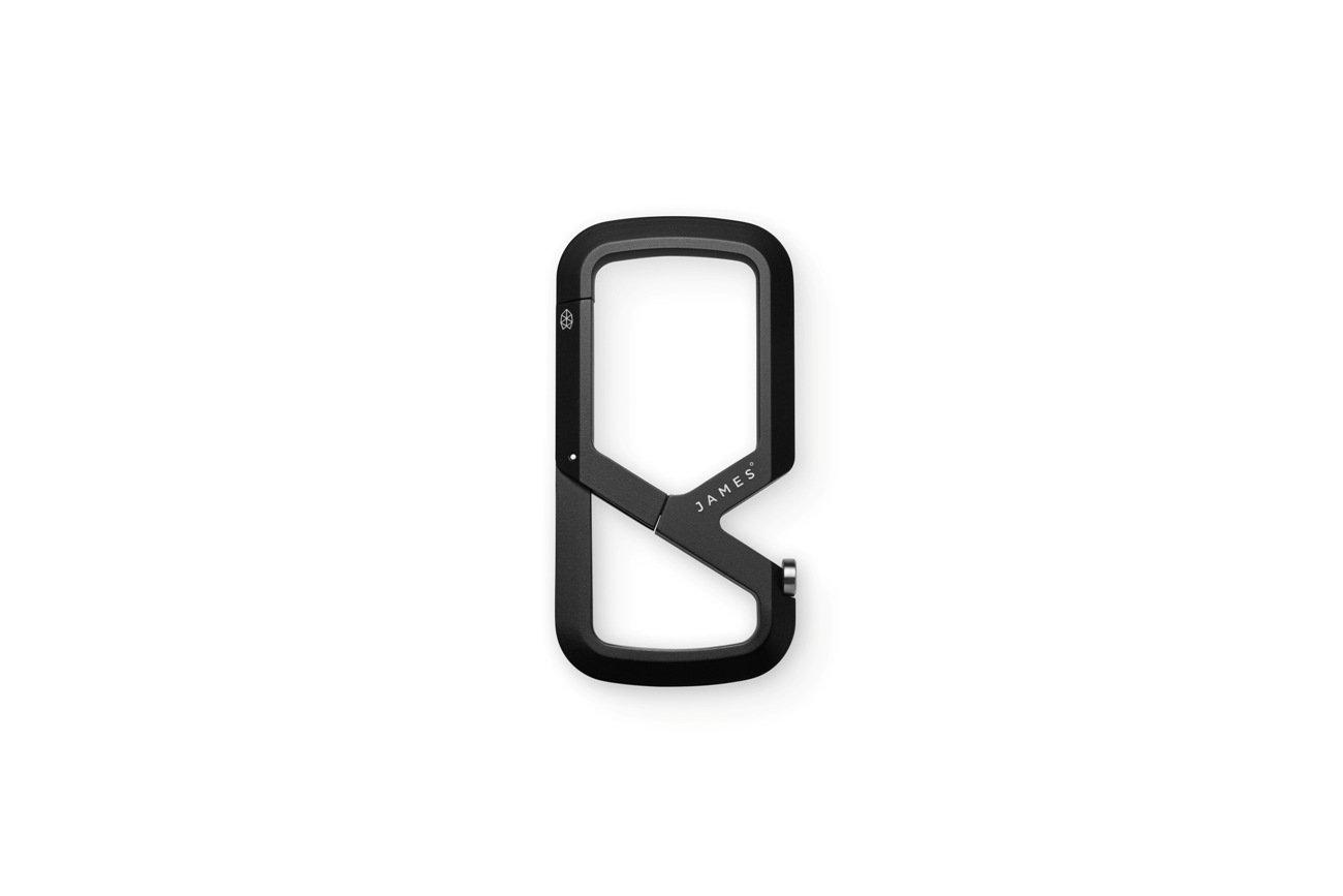 The James Brand The Mehlville Karabiner Black Stainless-Runster