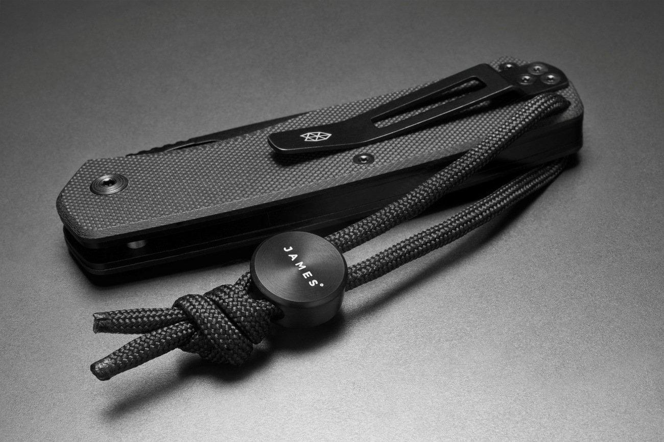 The James Brand The Ulu Lanyard Band Black-Runster