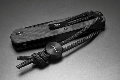 The James Brand The Ulu Lanyard Band Black-Runster