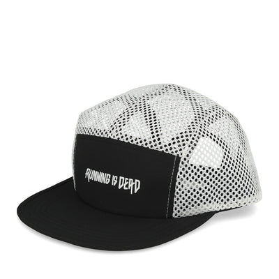Running is Dead Running Hat TRUCKER L1 D1 Black White-Runster
