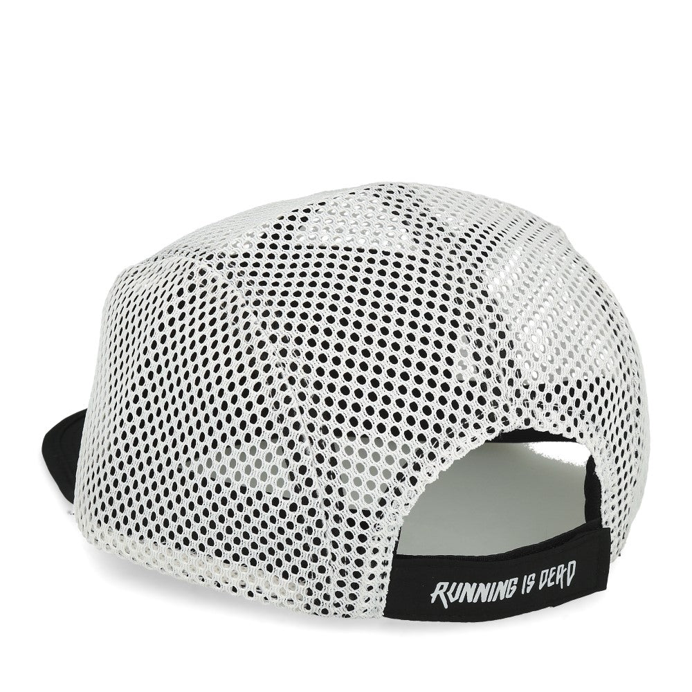 Running is Dead Running Hat TRUCKER L1 D1 Black White-Runster