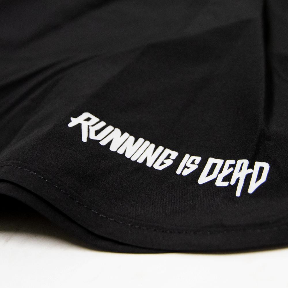Running is Dead Running Shorts L1 D2 Black-Runster