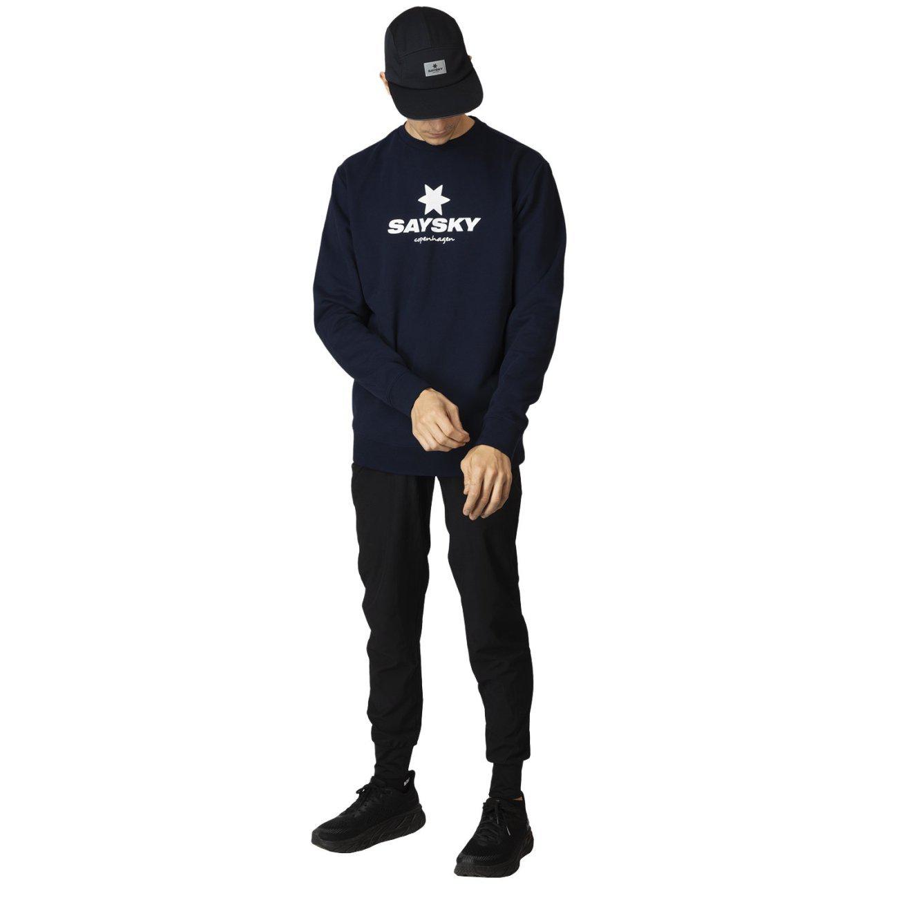 Saysky Classic Lifestyle Sweatshirt Maritime Blue-Runster