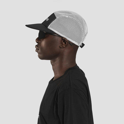 Running is Dead Running Hat TRUCKER L1 D1 Black White-Runster