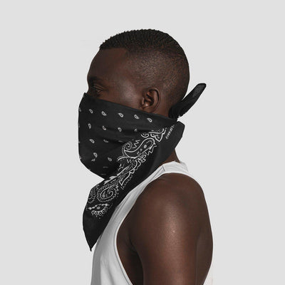 Running is Dead Running Scarf L1 D2 Black-Runster