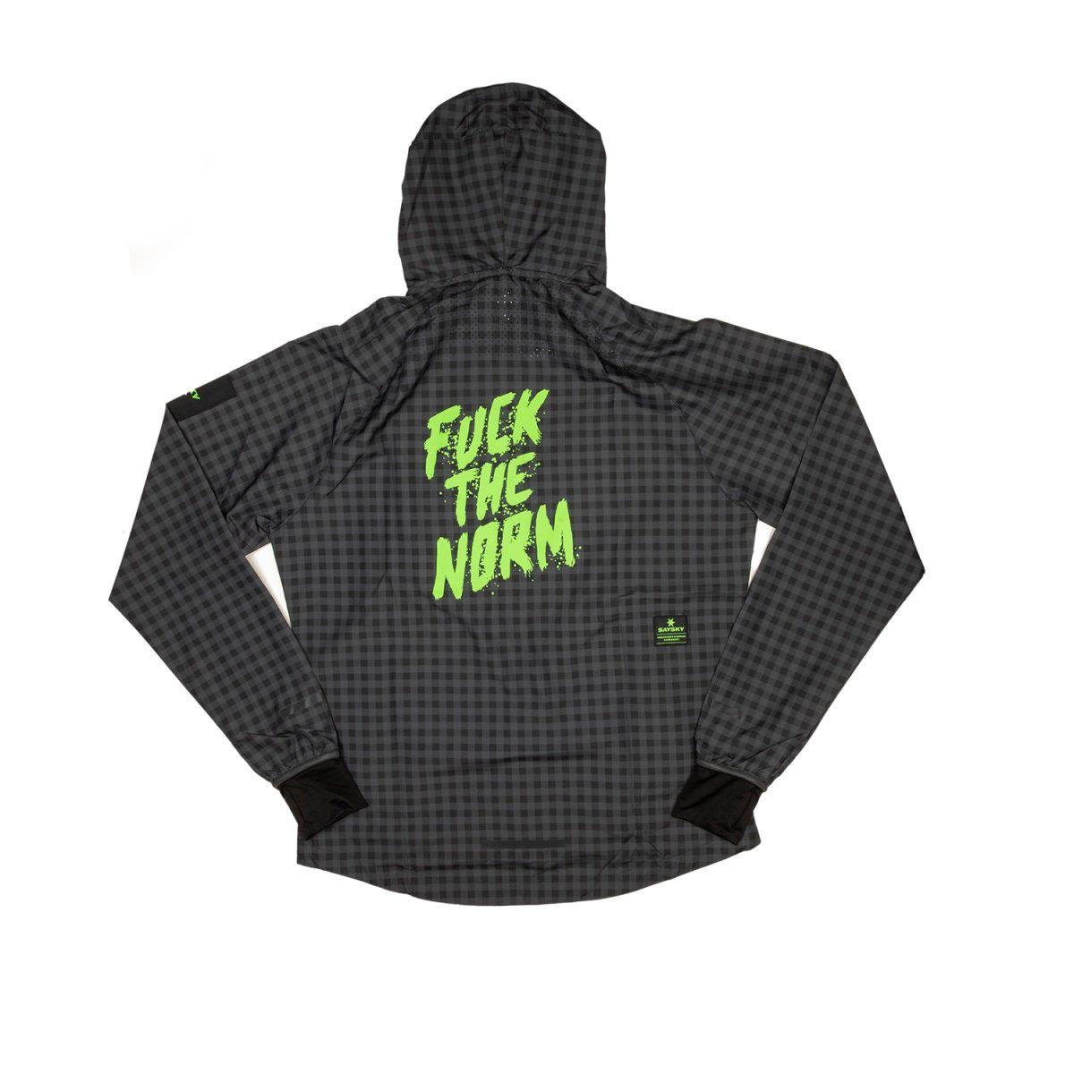 Saysky FTN Pace Jacket Asphalt Checkerboard-Runster