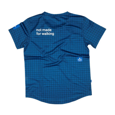 Saysky Checker Combat Tee Blue Checkerboard-Runster