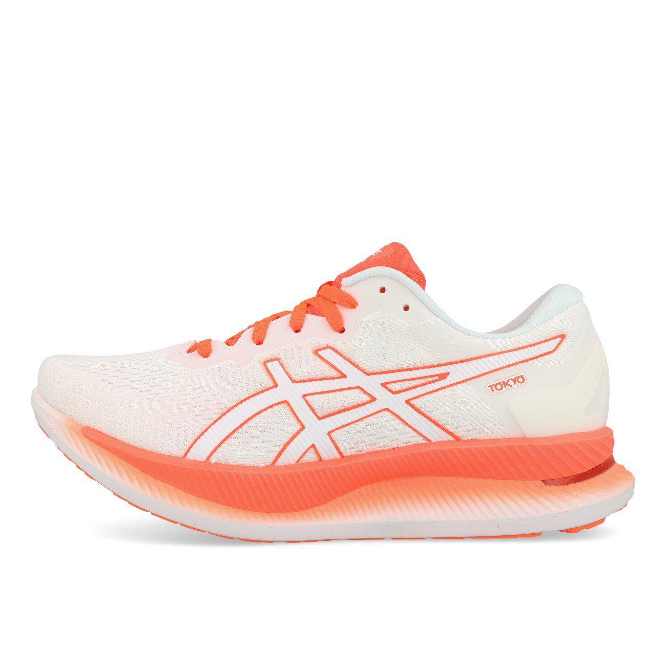 Asics GlideRide Tokyo Damen White Sunrise Red-Runster