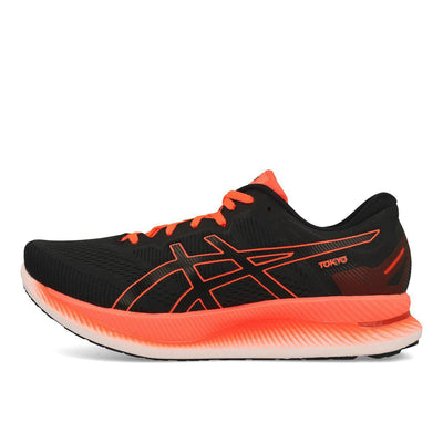 Asics GlideRide Tokyo Herren Black Sunrise Red-Runster