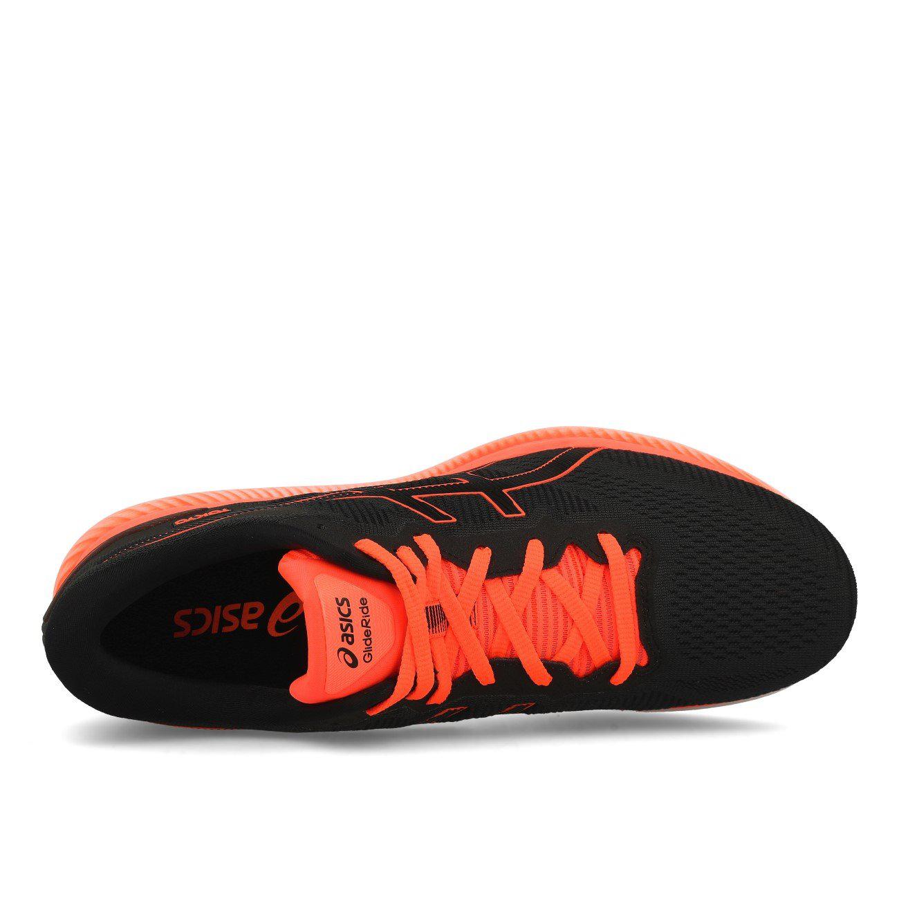 Asics GlideRide Tokyo Herren Black Sunrise Red-Runster